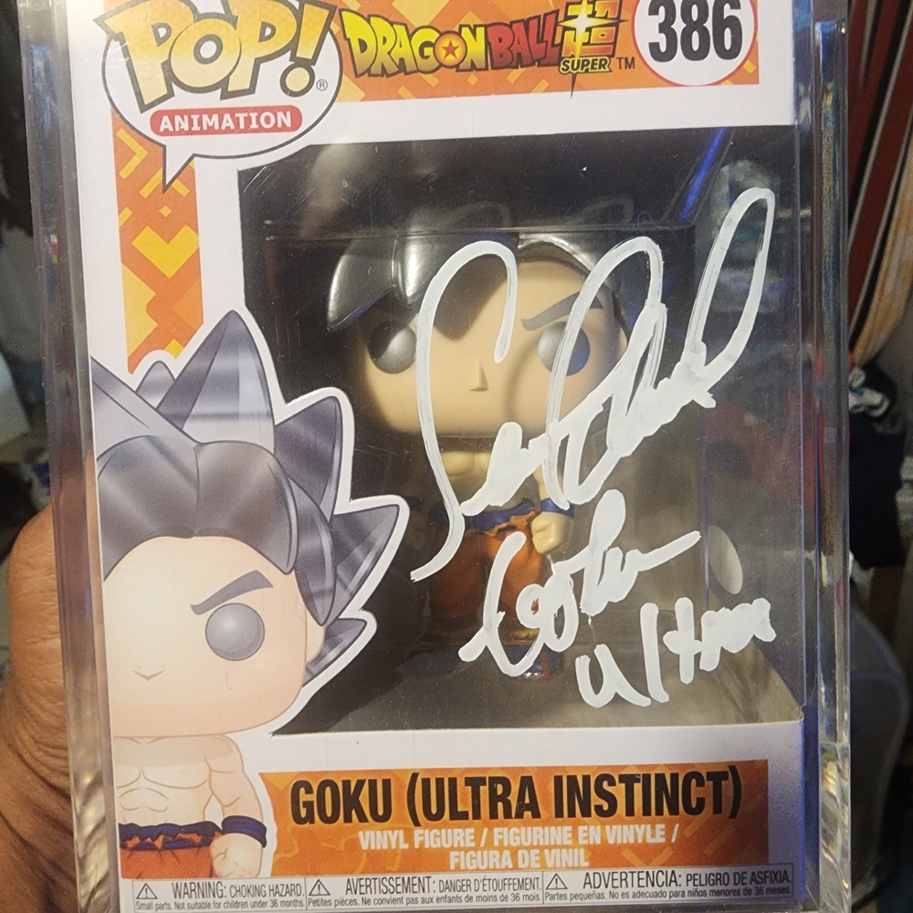 Signed Ultra Instinct Goku Pop